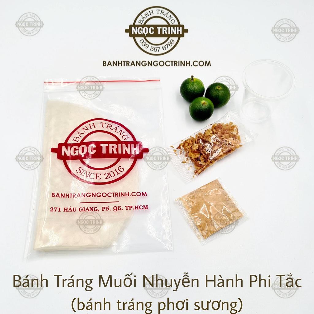 (5 Túi) Bánh tráng muối nhuyễn hành phi tắc loại bánh tráng phơi sương bánh tráng Ngọc Trinh