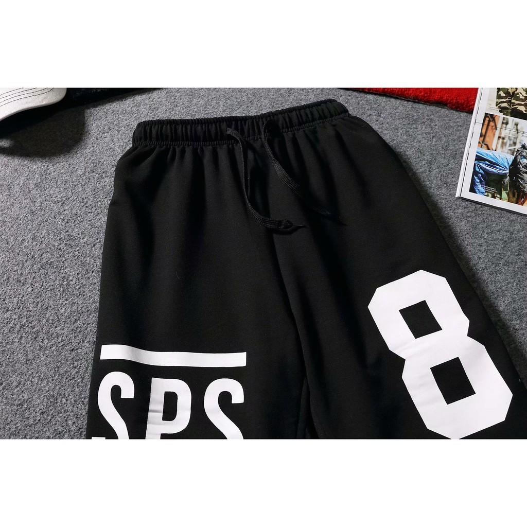 Quần short thể thao ống rộng in họa tiết thời trang dành cho nam