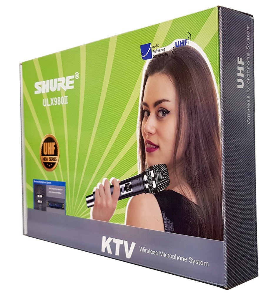 Micro không dây Shure ULX980II - Mic karaoke gia đình, sân khấu - Độ nhạy cao, bắt sóng xa, chống hú rít - Thiết kế sang trọng, bắt mắt -  Dễ dàng phối ghép với các thiết bị âm thanh khác - Hàng nhập khẩu loại I