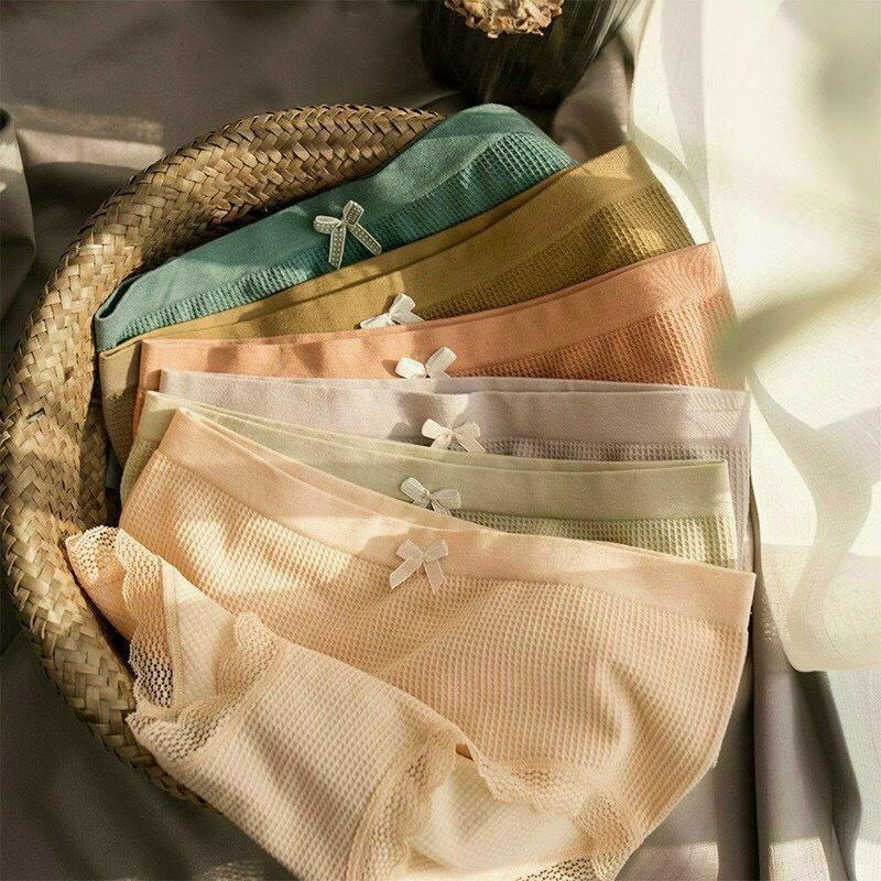 Quần lot nữ cotton xuất Nhật, quần chip nữ phom to thông hơi vải mềm loại đẹp