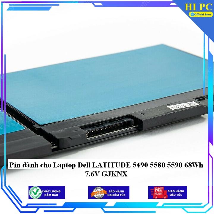 Pin dành cho Laptop Dell LATITUDE 5490 5580 5590 68Wh 7.6V GJKNX - Hàng Nhập Khẩu