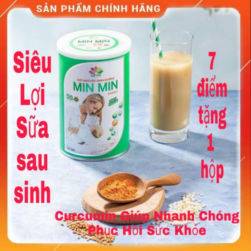 Ngũ Cốc Min Min 30 hạt _ Ngũ Cốc Lợi Sữa 2 hộp (1kg)