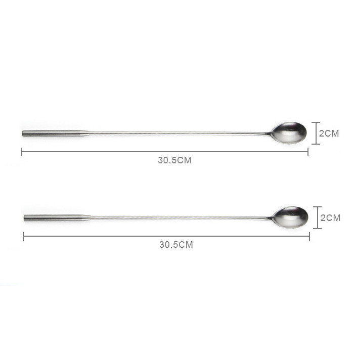 Combo 02 Muỗng Khuấy Inox Dài 30.5cm