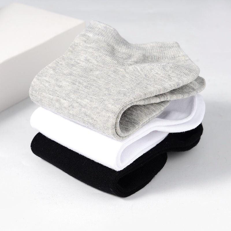 Combo 2 đôi tất ngắn nam chống hôi chân chất liệu cotton thoáng khí màu ngẫu nhiên - QQ SHOP