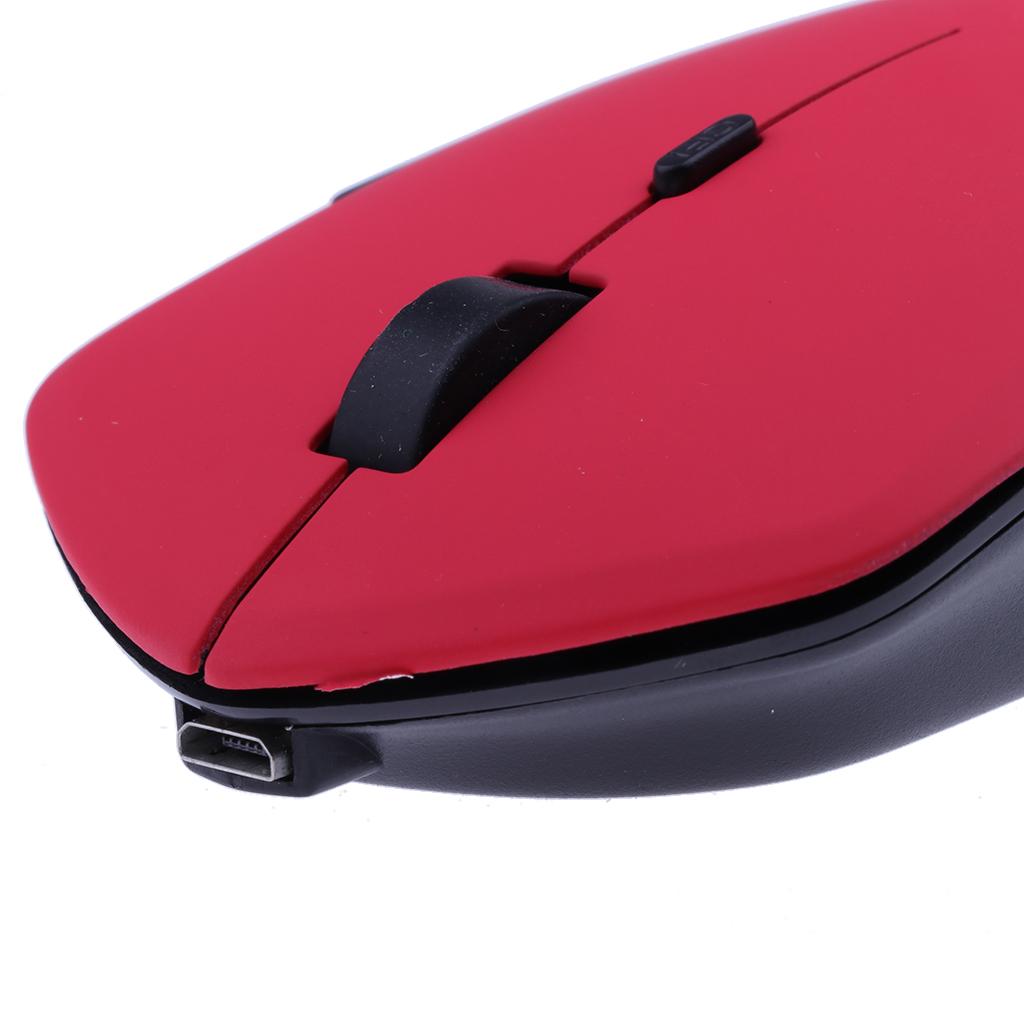 USB Wireless Mouse 2.4G Optical Adjustable 1600DPI Ergonomic Mouse