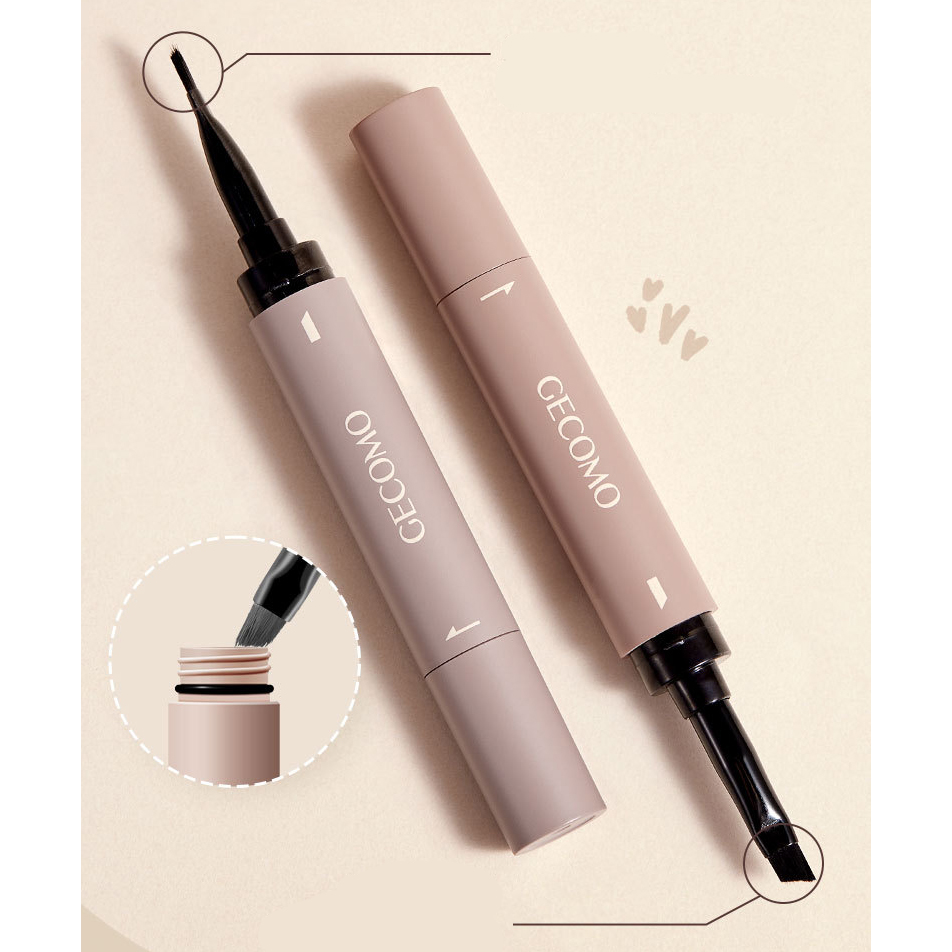 Gel kẻ lông mày lâu trôi và chống thấm nước 2 Trong 1 Gecomo Smooth EyeBrow Cream 1.2g