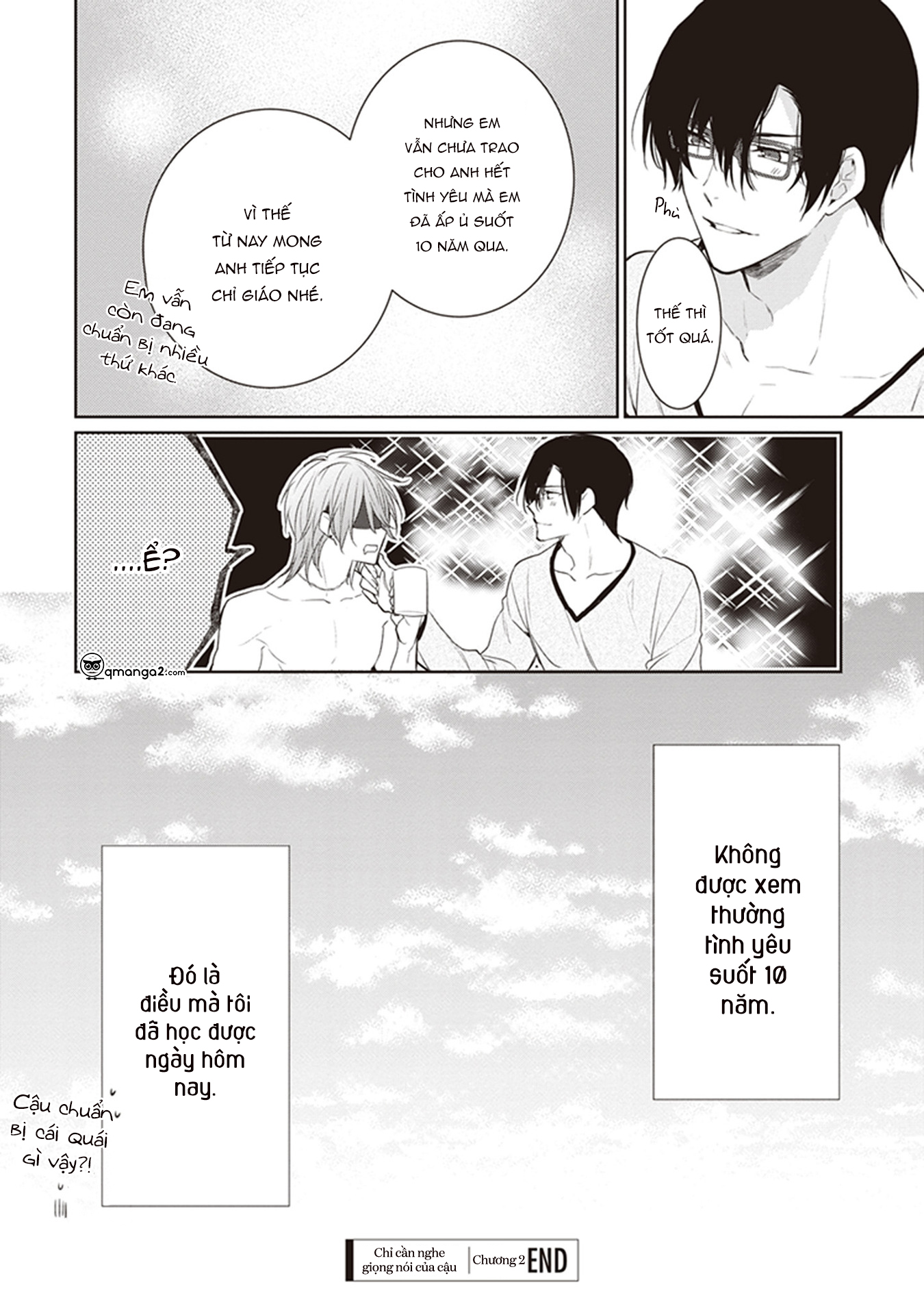 chỉ cần nghe giọng nói của cậu chapter 2.2 24