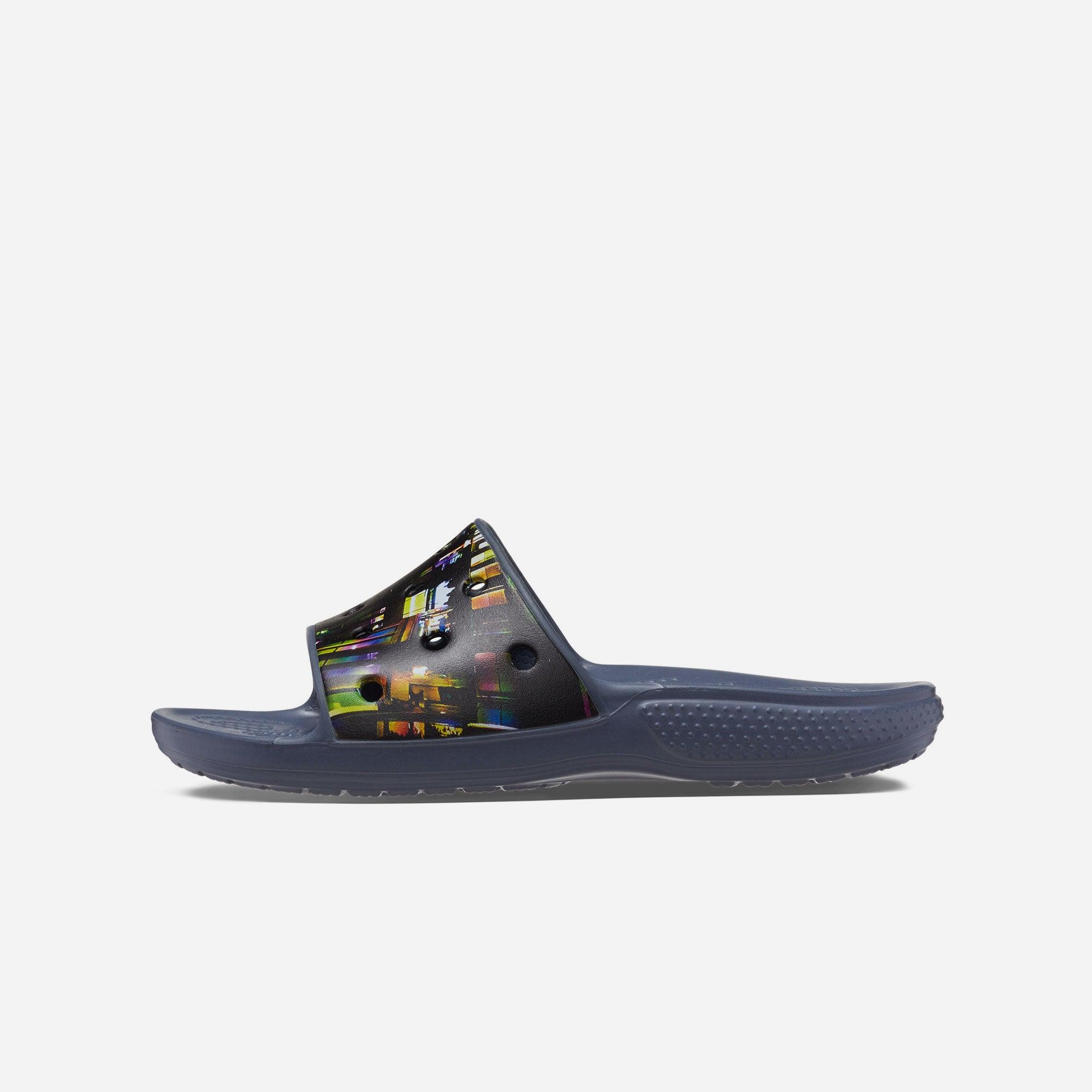 Dép quai ngang unisex Crocs Classic Meta Scape - 208471-0C4