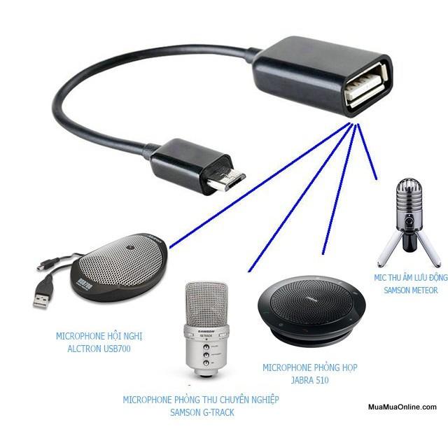 Cáp Kết Nối Otg S-K07 Cổng Micro USB Ra USB