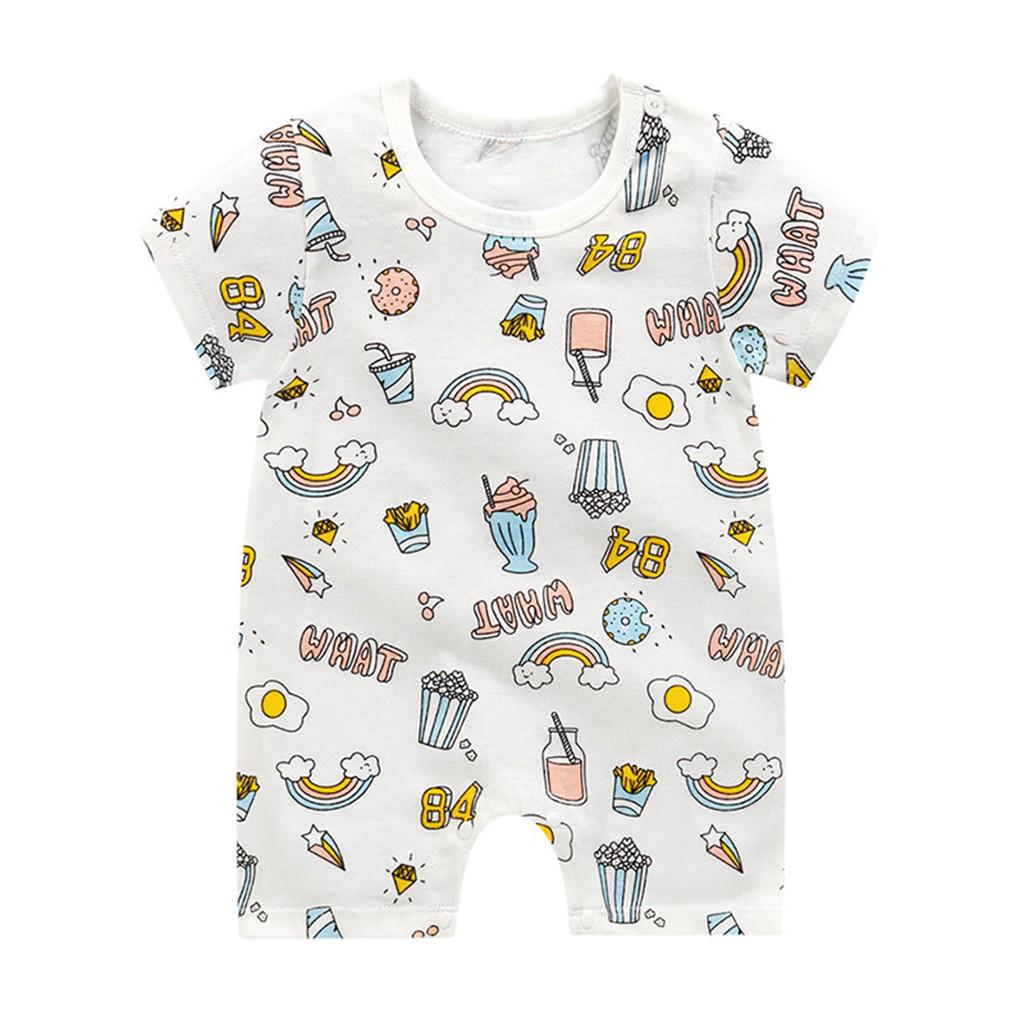 Body đùi cho bé trai gái sơ sinh bodysuit cho bé quần áo sơ sinh cộc tay in hình Cực Yêu hàng QC loại 1 - BDC07