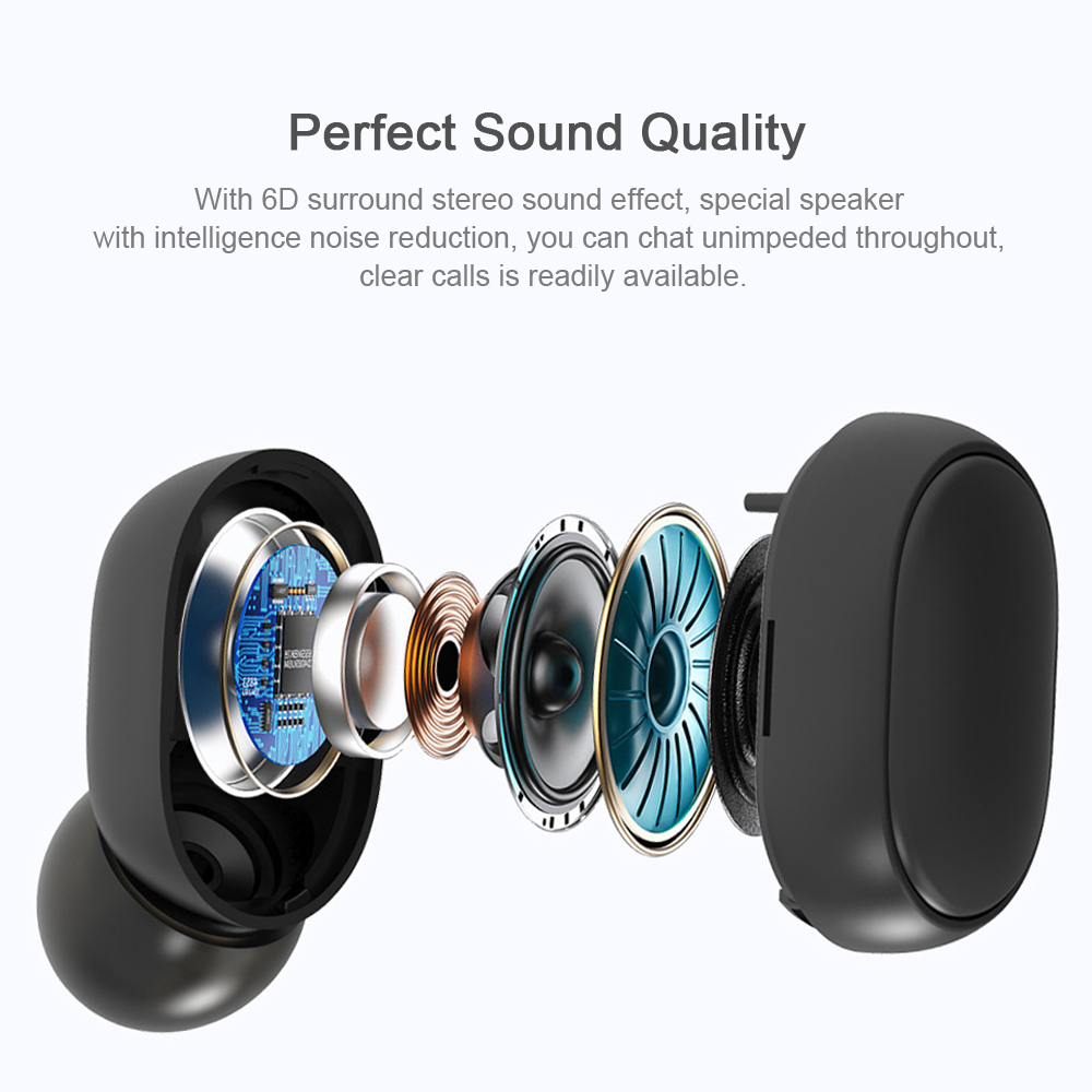 Tai Nghe Không Dây Thể Thao Twins Chống Nước Bluetooth 5.0 TWS Có Mic IPX4