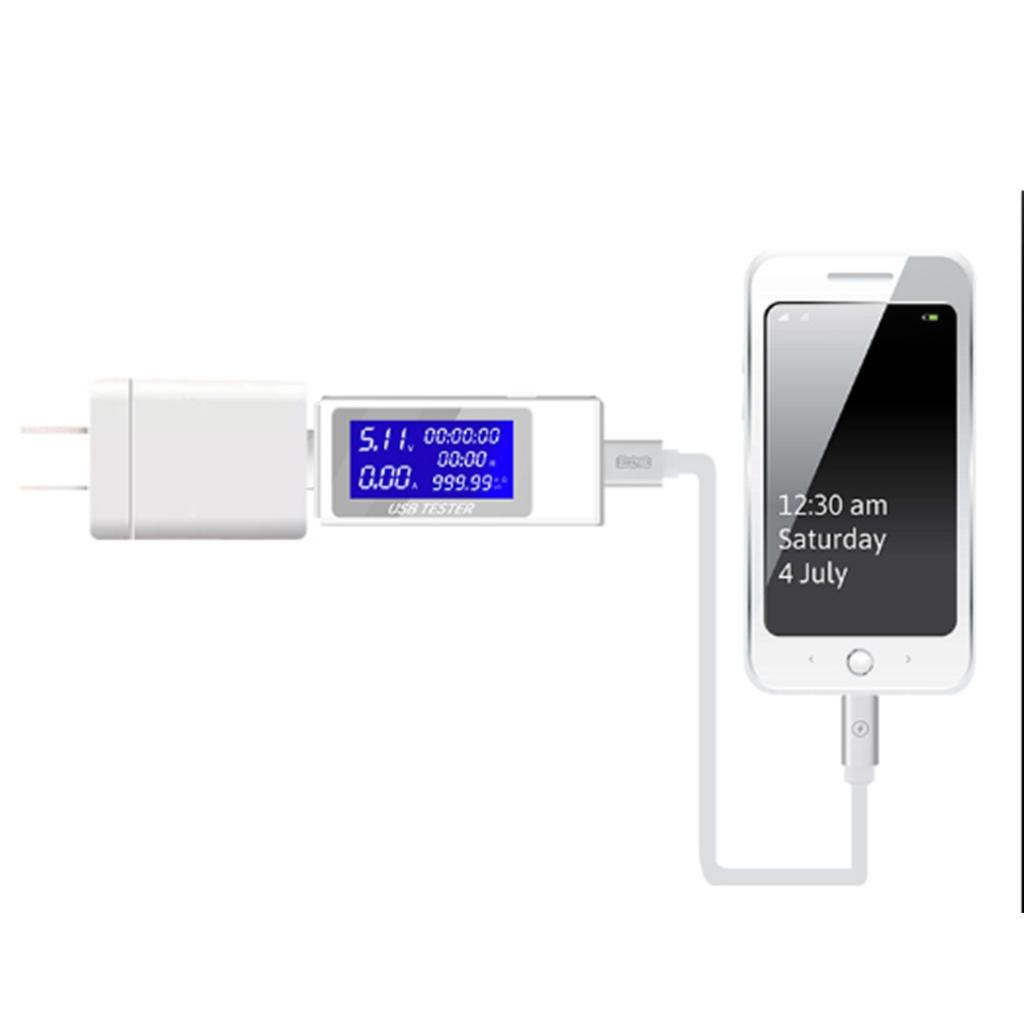 Portable Power  USB Voltmeter Ammeter Capacitance