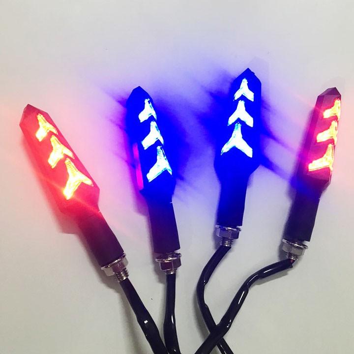 ĐÈN LED XI NHAN A8 DÀNH CHO XE MÁY MÀU ĐỎ