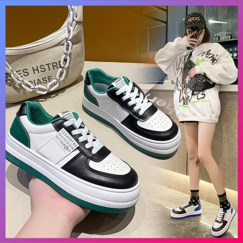 【Trendy】2022 Mới Giày thể thao nữ sneakersGiay the thao thời trang đường phố (114)