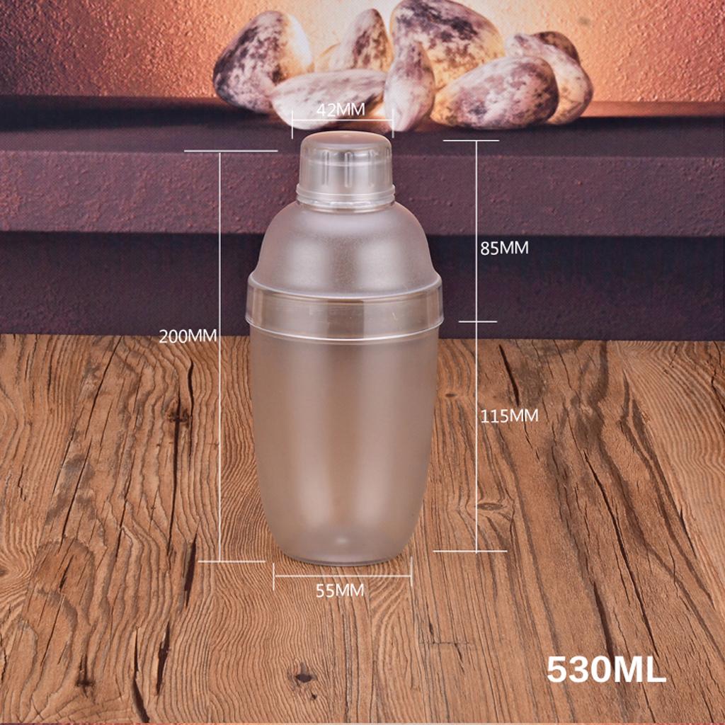 Resin Cocktail Shaker Mixer Drink with Measurement Bartender Tool
