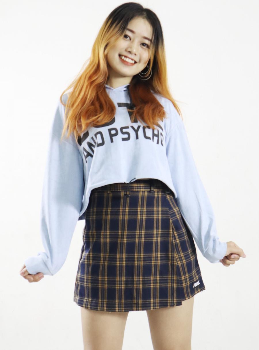 Áo Hoodie Croptop Cute and Psycho