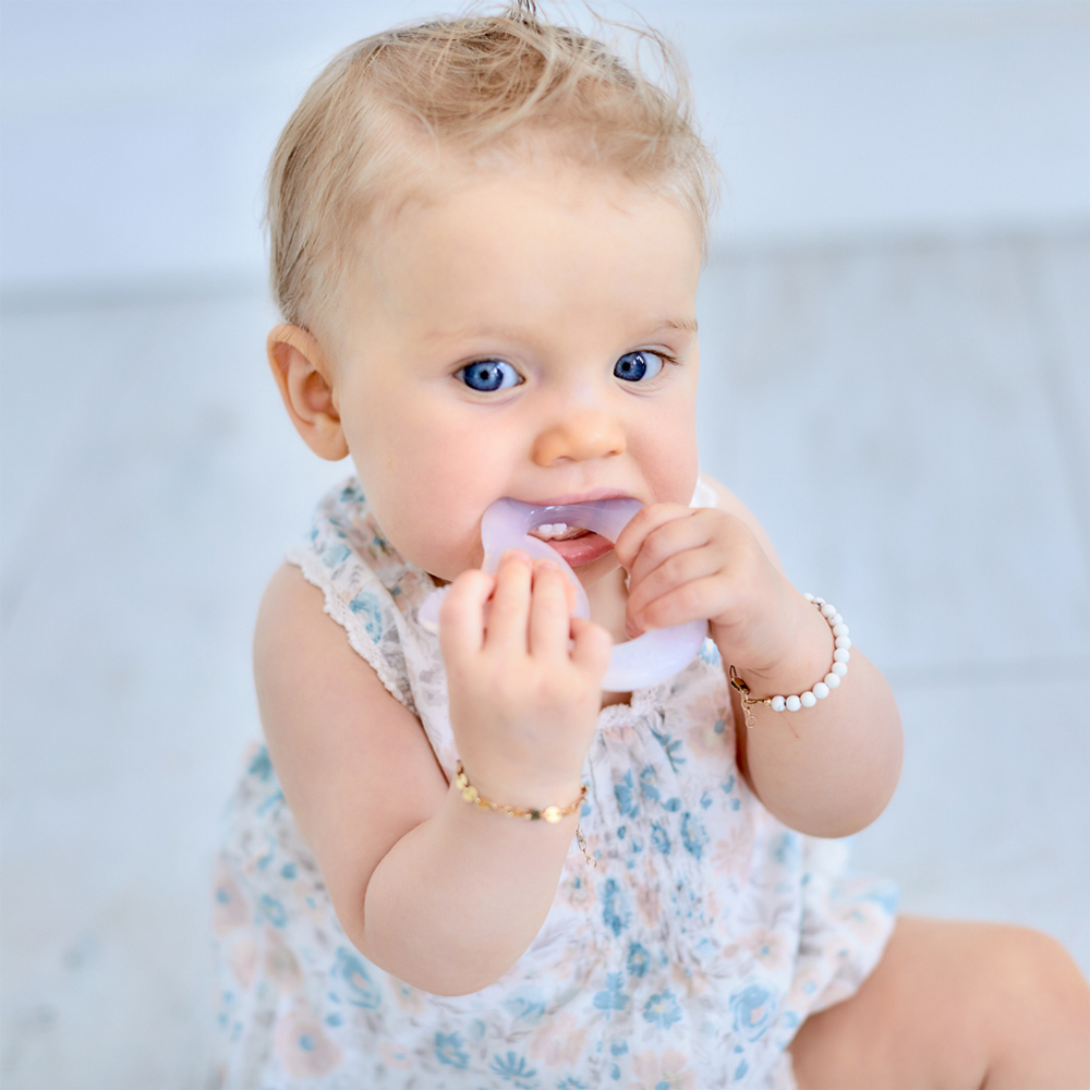 Bàn chải đánh răng kiêm gặm nướu silicon cho bé Marcus & Marcus, từ 6 tháng - Lola