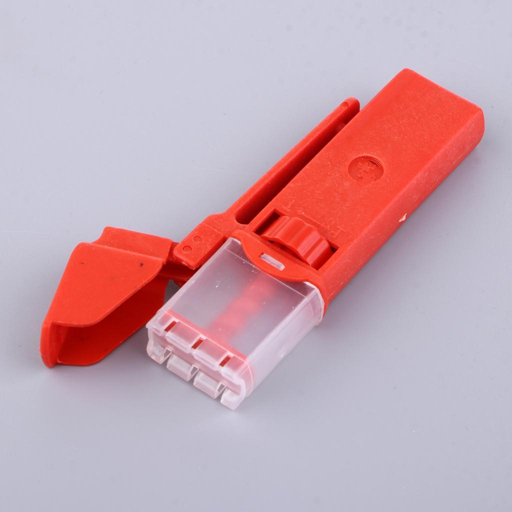 5pcs Lightweight ABS Live Bloodworm Clip Baits Clip Fishing Bait Bander Tool