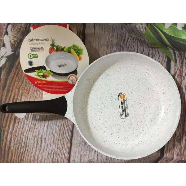 Chảo từ men Đức RAPIDO size 28cm đáy phẳng Hàng chính hãng