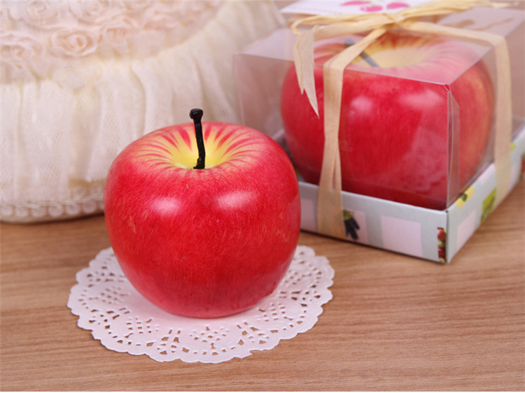 Nến thơm hình quả táo, hương thơm trái cây dịu nhẹ 4127