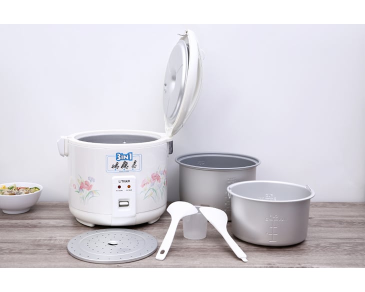 Nồi Cơm Điện Tiger JNP-1803 - 1.8L Nhật Bản Màu trắng (FF) - Hàng Chính Hãng