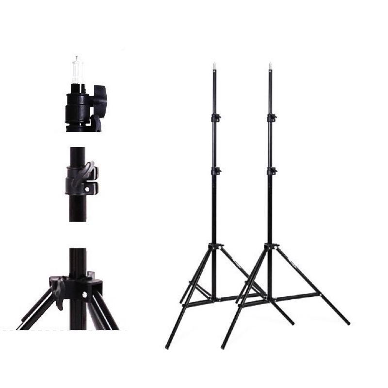 chân giá  đỡ đèn livetreams, studio chắc chắn cao 2m1