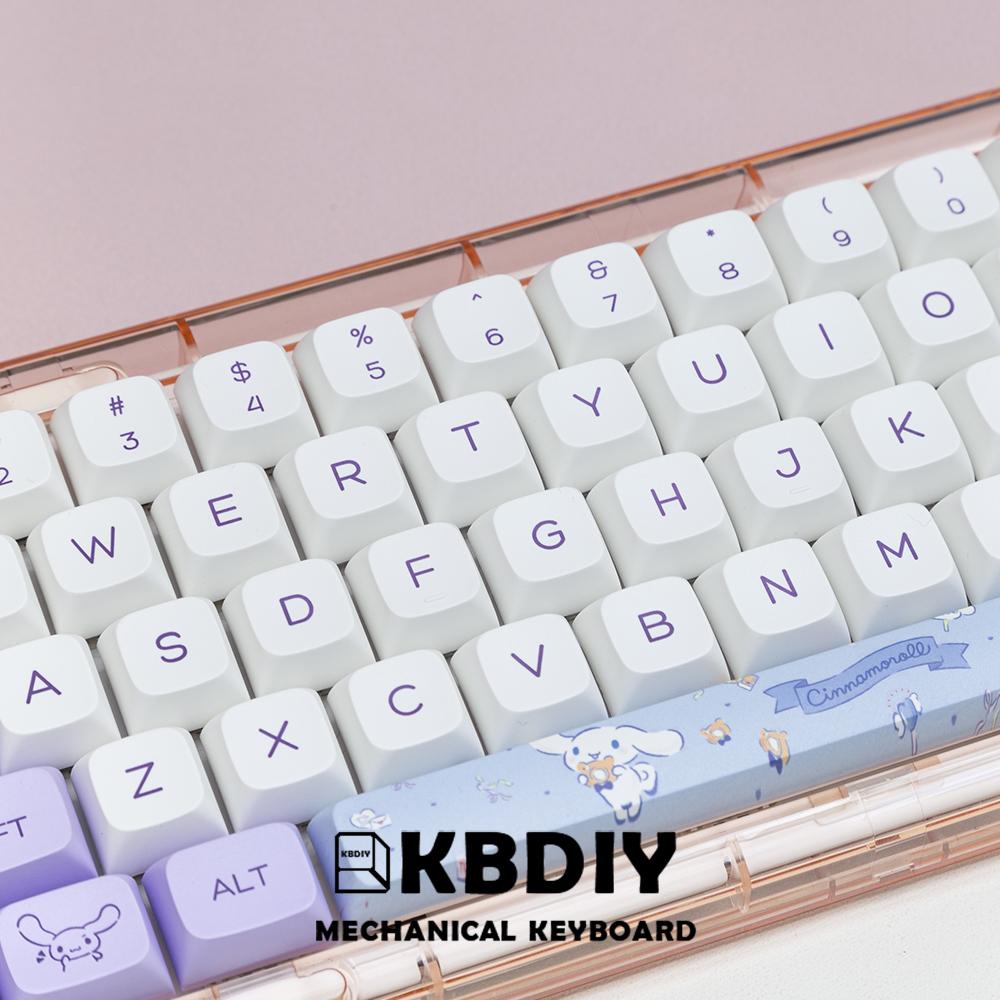 KBDiy 140 Phím/Bộ Hình Chó Dễ Thương Keycaps PBT Dye-SUB DIY Tùy Chỉnh XDA Hồ Sơ Nắp Phím Cho Công Tắc MX Game Cơ Nắp