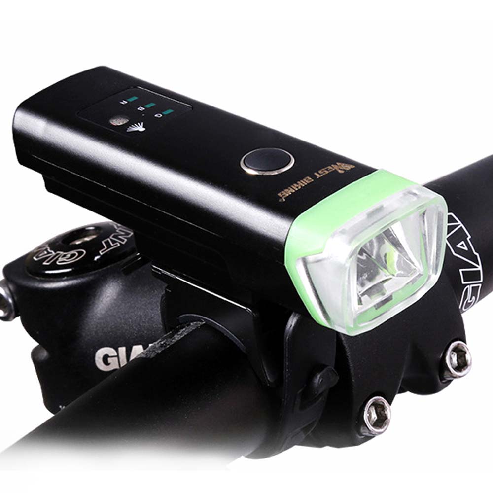 WEST BIKING Đèn Trước Xe Đạp Chống Nước Có Sạc USB