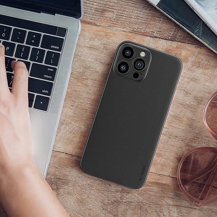 Ốp lưng nhám siêu mỏng 0.3mm cho iPhone 15, 15 Plus, 15 Pro, 15 Pro Max hiệu Memumi, mặt lưng chống trượt, chống bám bẩn - Hàng chính hãng