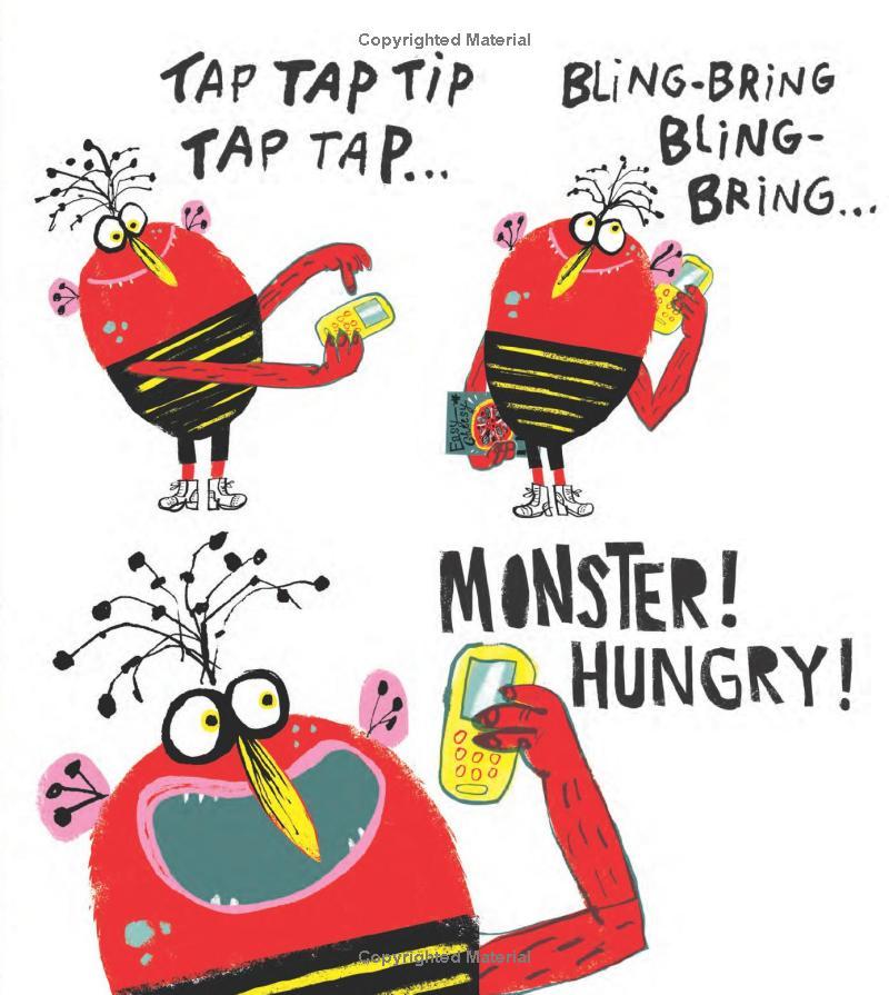 Sách ngoại văn: Monster! Hungry! Phone!