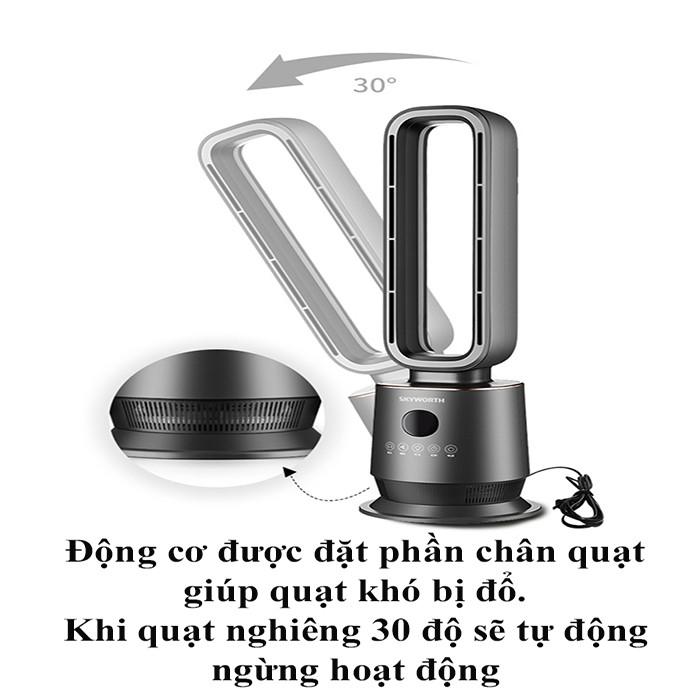 Quạt không cánh cao 81cm 3 cấp độ gió điều khiển từ xa