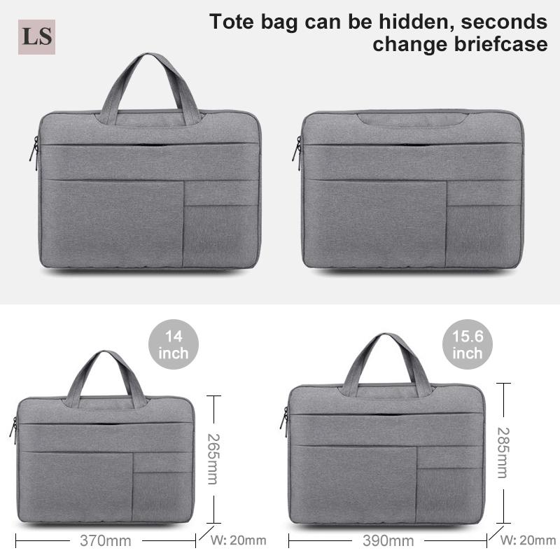 Nam-Nữ Túi Đựng Laptop 13 14 15 15.6 Chống Nước Xách Tay Ốp Lưng Máy Tính Túi Xách Cho Macbook Air Pro Xiaomi Huawei samsung Cặp
