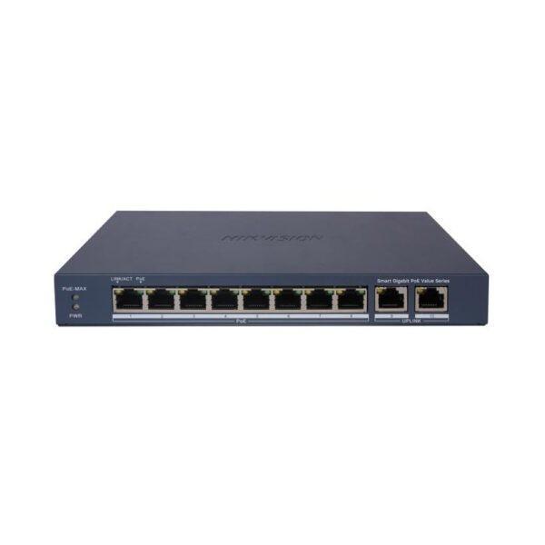 Switch mạng thông minh 8 cổng PoE Gigabit HIKVISION DS-3E1510P-EI/M - Hàng chính hãng