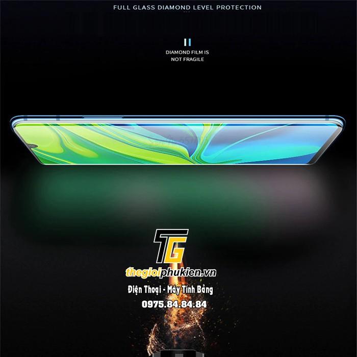 Tấm dán kính cường lực full 5D tràn màn hình Xiaomi Mi Note 10 Pro phủ màu