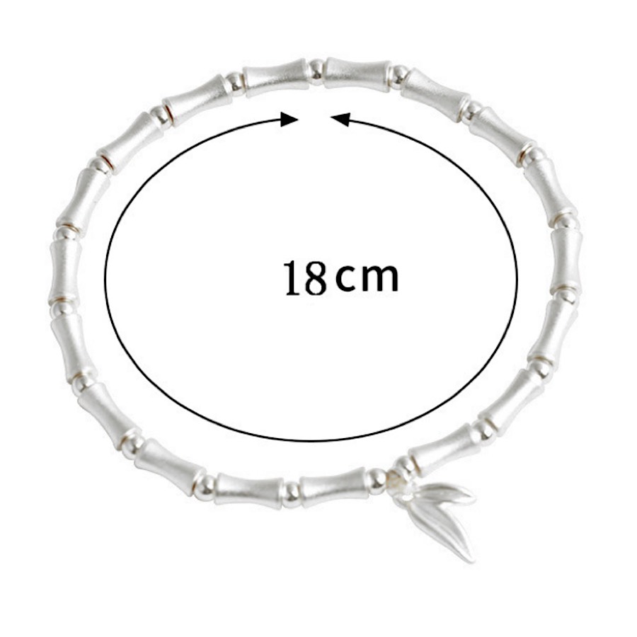 LẮC TAY ĐỐT TRE MẠ BẠC BỘ BỘ CAO THĂNG MỌI SỰ THĂNG TIẾN