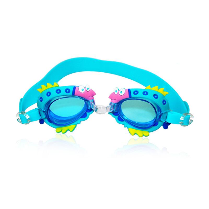 Kính Bơi Trẻ Em Kính Bơi Chống Sương Mù Chống Tia UV Trẻ Em Đào Tạo Mặt Nạ Kính Mắt Trường Hợp Ong Ếch Cua Cá Heo