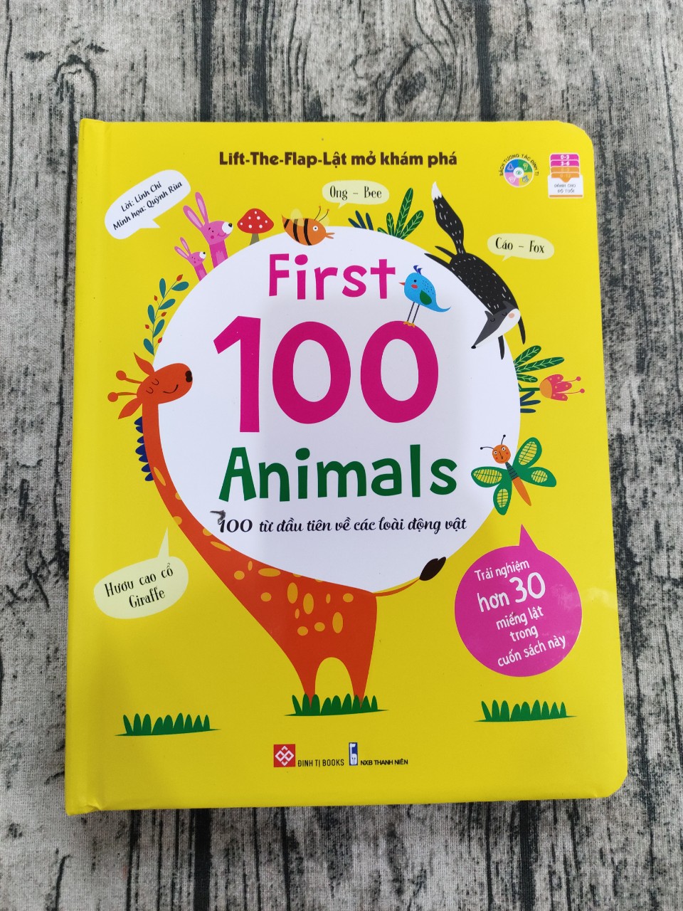 100 Từ Đầu Tiên Về Các Loài Động Vật - Sách Lật Mở