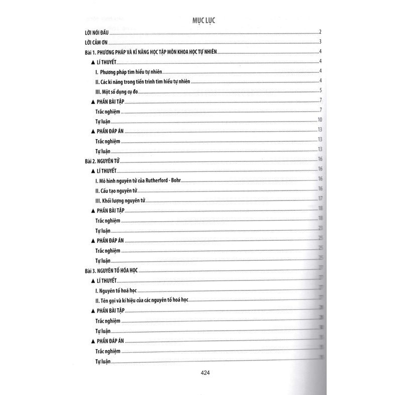 Chuyên Đề Bài Tập Khoa Học Tự Nhiên 7