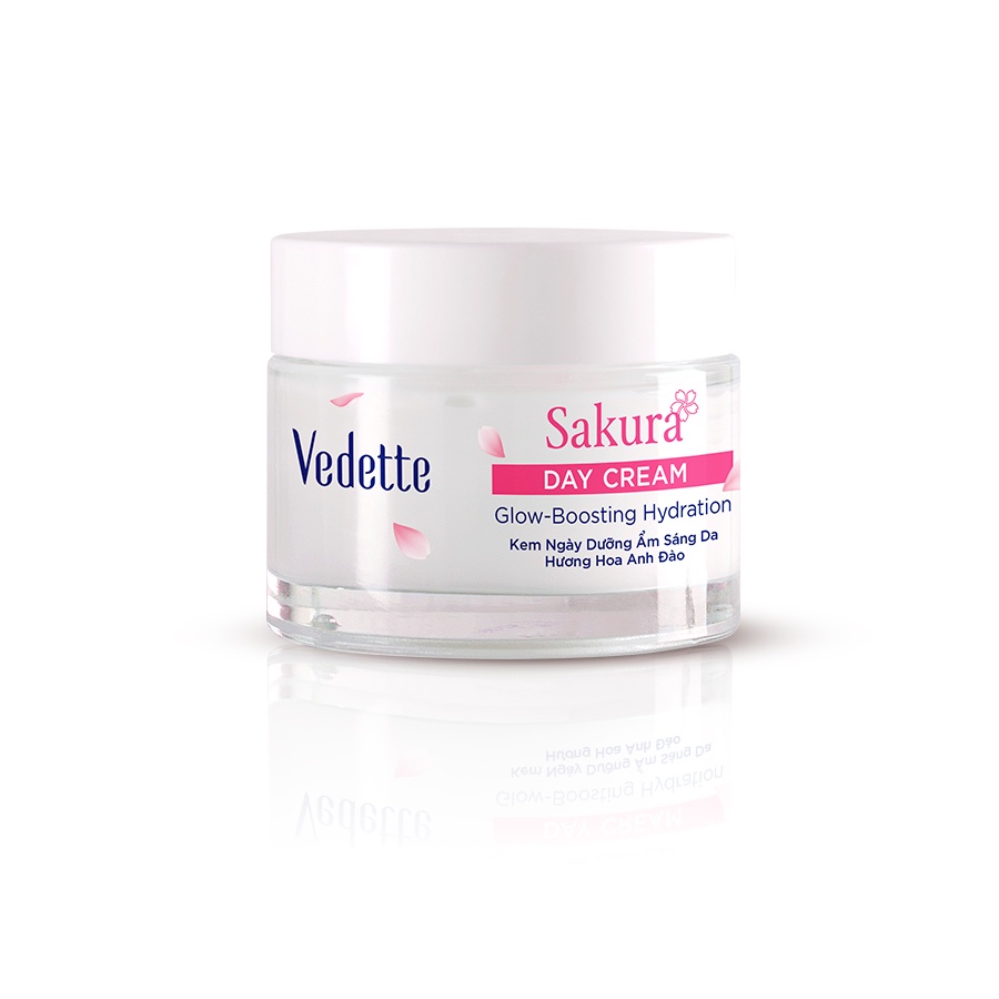 Hàng mới - Kem ngày Dưỡng Ẩm Sáng Da Vedette Hương Hoa anh đào 50ml