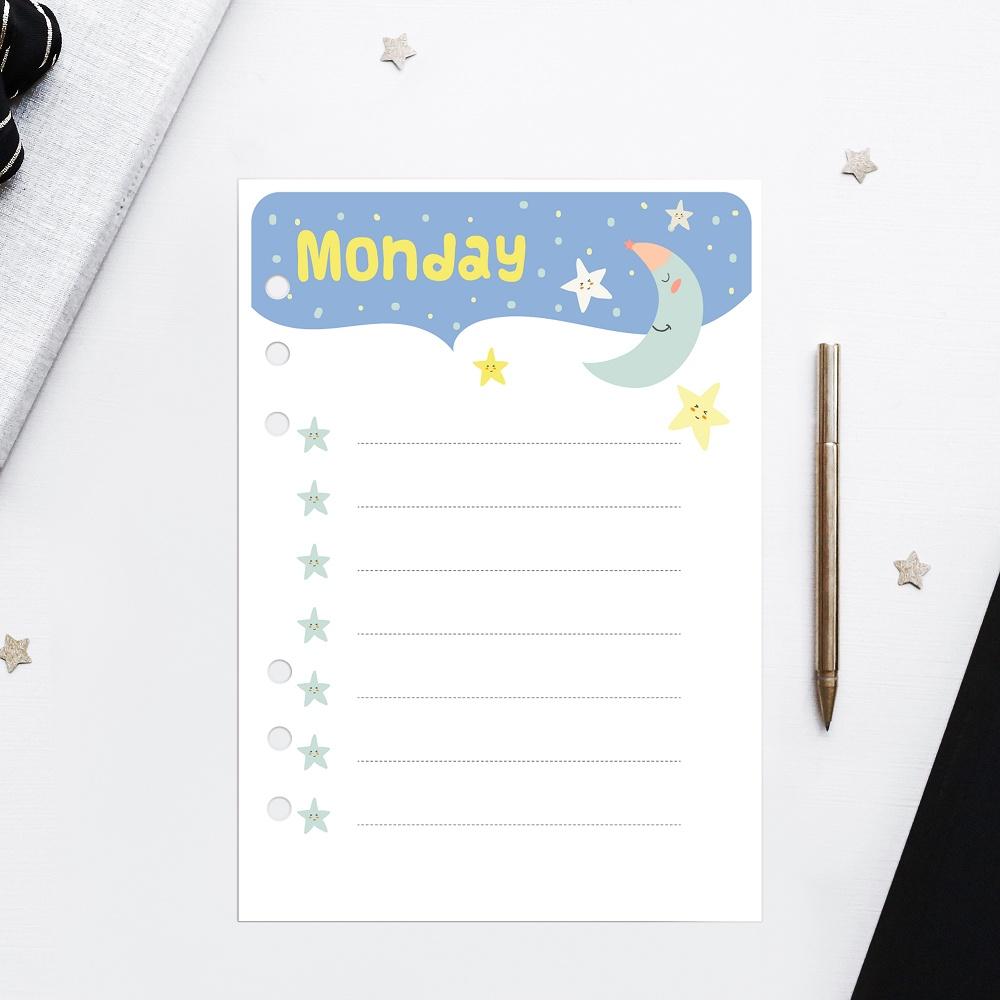 Ruột giấy sổ còng SELF PLANNER lập kế hoạch hàng ngày