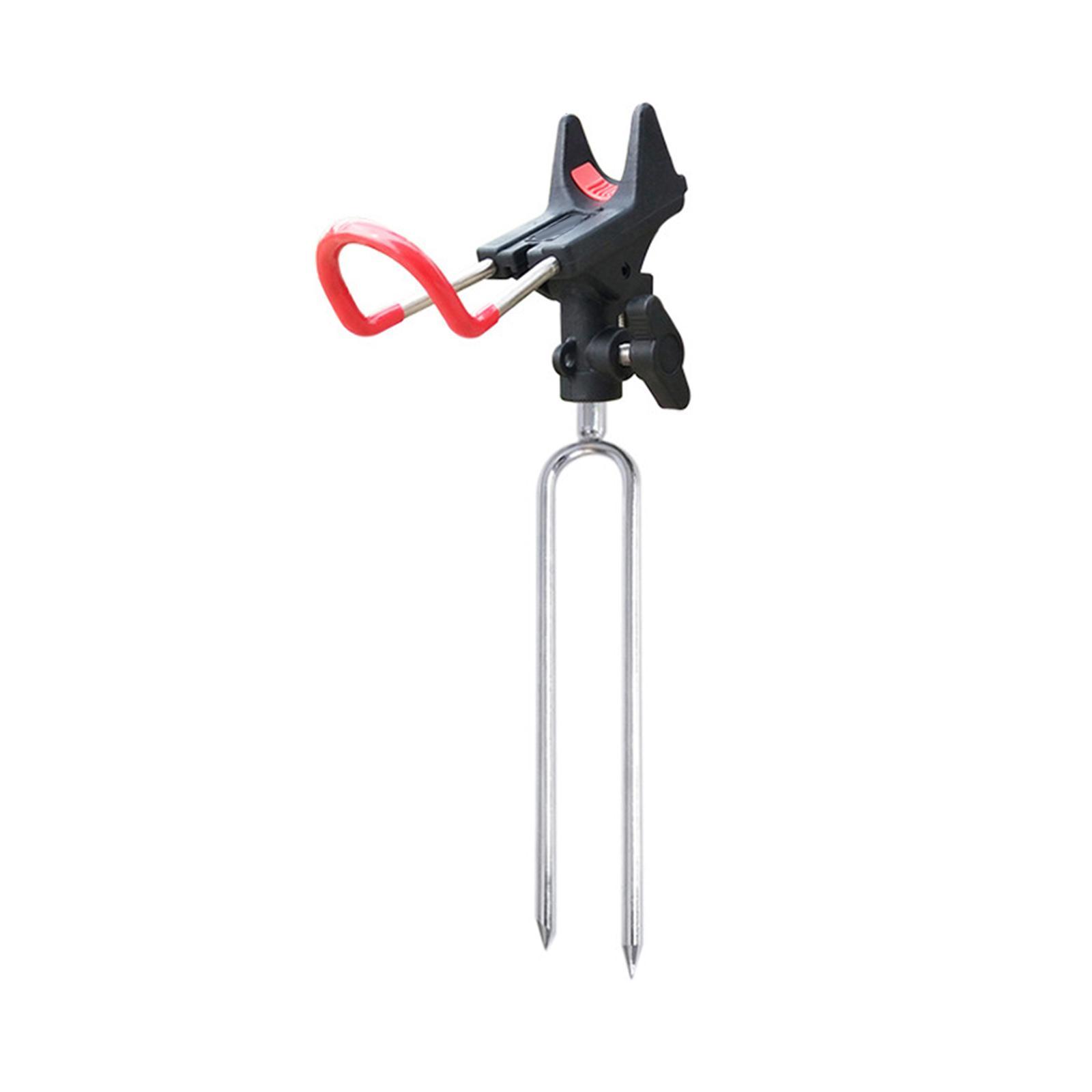 Fishing Rod Holder Support, Fishing Pole Holder, Rod Pole Holder, Portable Bracket Fishing Rod Stand for Lake Beach River Birthday Gift