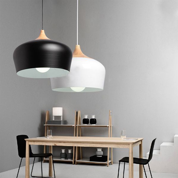 Đèn thả chao hiện đại đuôi gỗ THCN75