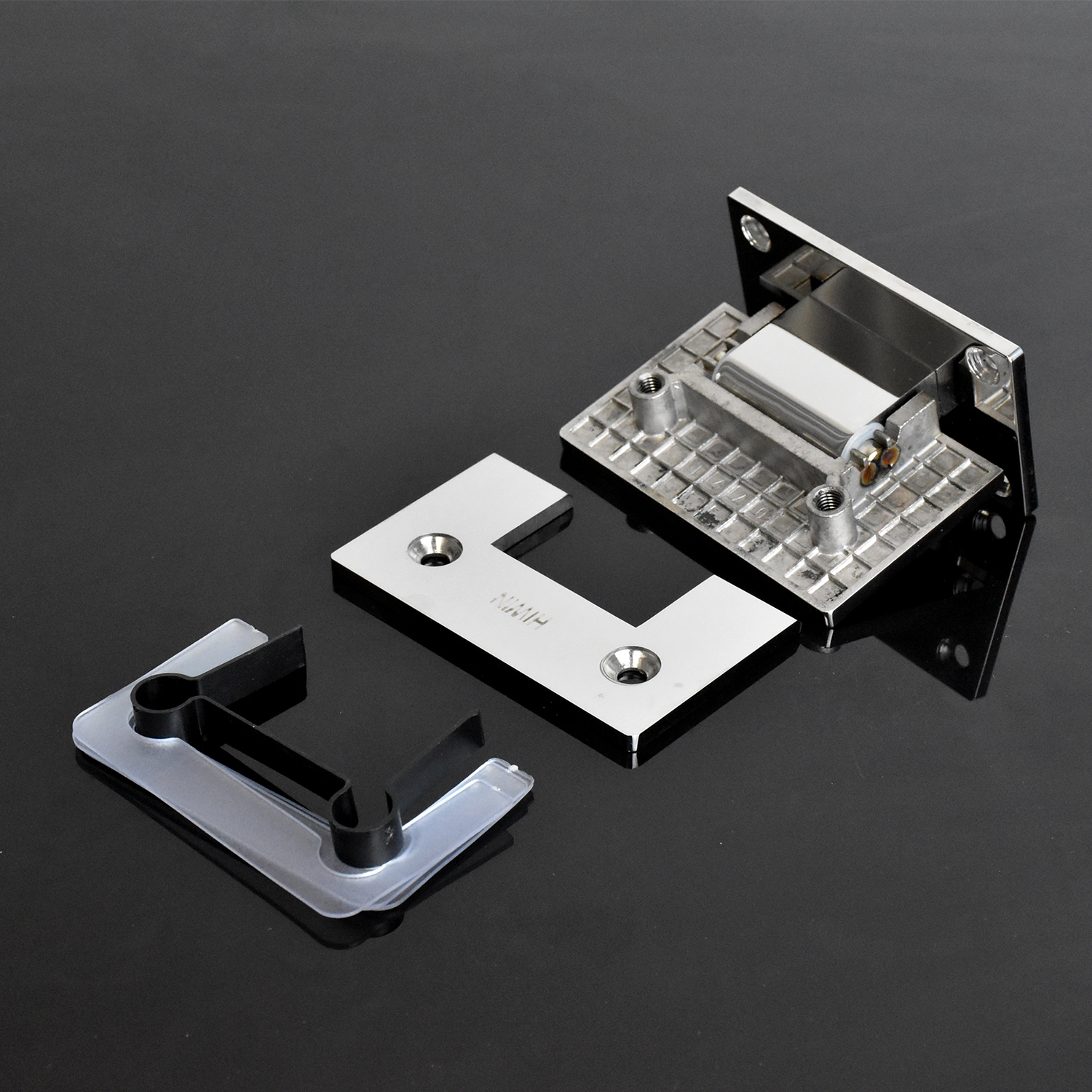 Bản lề cabin tắm 90 độ kính - tường cạnh thẳng inox 304 Hiwin HG-009