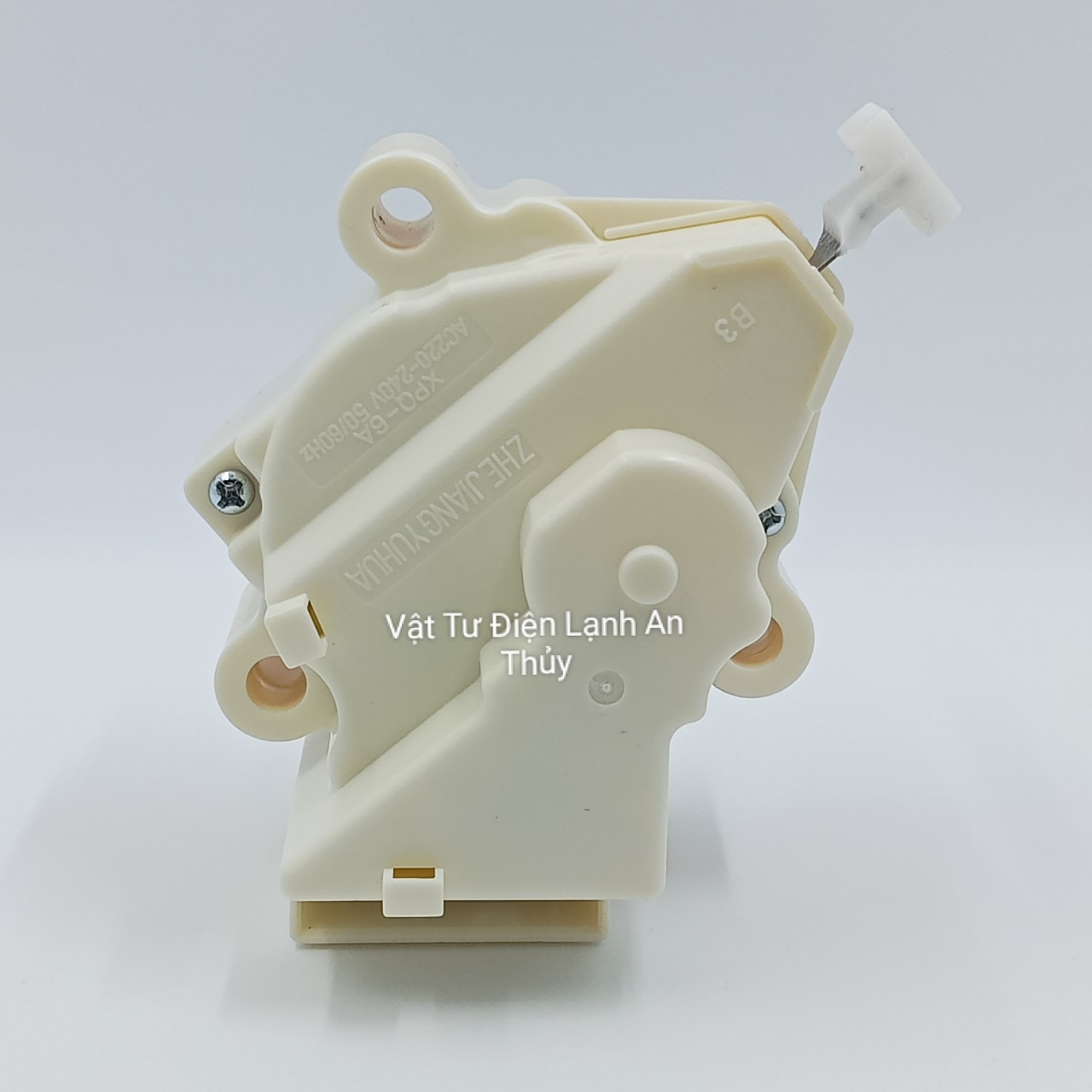 Xả máy giặt cho LG 3 chân màu trắng - Van xả máy giặt LG 3 chân - Van xả kéo 3 chân máy giặt LG - Van xả nước máy giặt LG