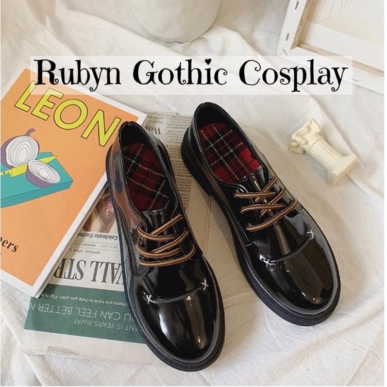 Giày Oxford Đơn Giản xx Dây Buộc Màu Nâu ( BÓNG VÀ NHÁM ) Size 35 - 40
