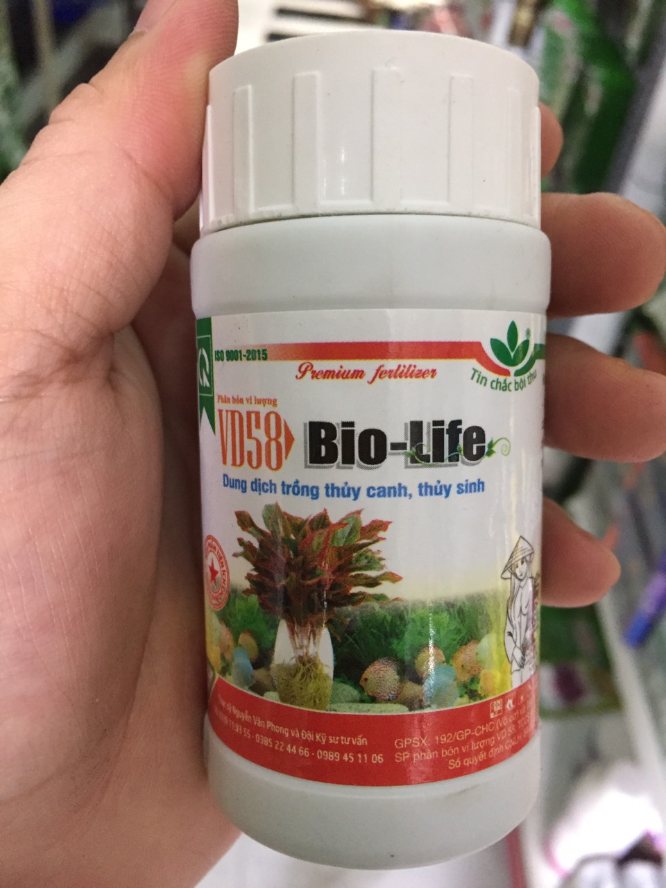 Dung Dịch Thủy Canh Hữu Cơ Trồng Rau Tốt VIDAN Bio Life