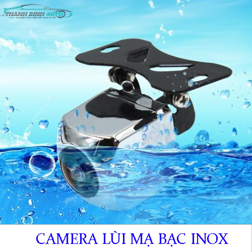 Camera lùi mạ bạc inox cho ô tô hàng cao cấp bảo hành 12 tháng