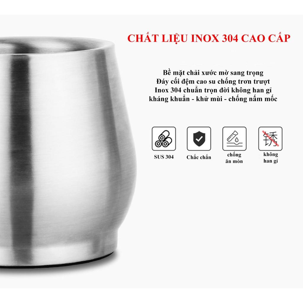 Cối chày Inox 304 size lớn - hàng chính hãng AnShin cao cấp