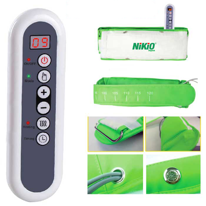 Máy (Đai) Massage Bụng Nikio NK-168 - Máy Rung Tan Mỡ Bụng Nam Nữ, Làm Săn Chắc Cơ Bụng Nhanh, Kết Hợp Nhiệt Nóng Làm Ấm Bụng, Giảm Đau Bụng Kinh