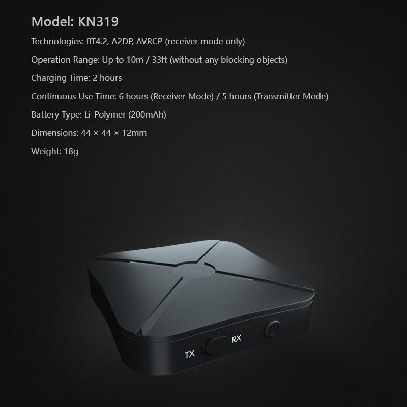 Bộ Thu Phát Âm Thanh Không Dây Bluetooth 5.0 Rca 3.5mm Aux Cho Loa Tv / Xe Hơi